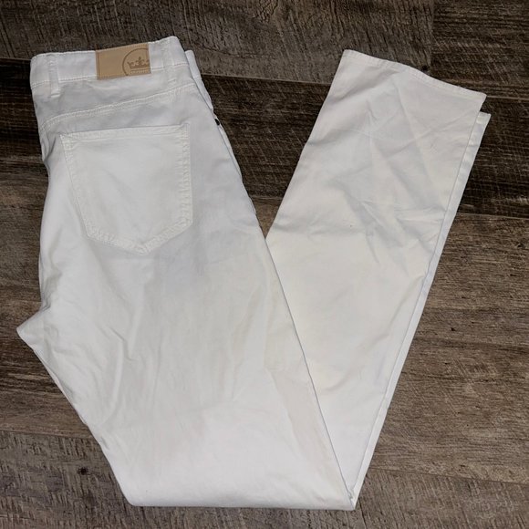Peter Millar Pants Peter Millar Collection White 5pocket Tencel